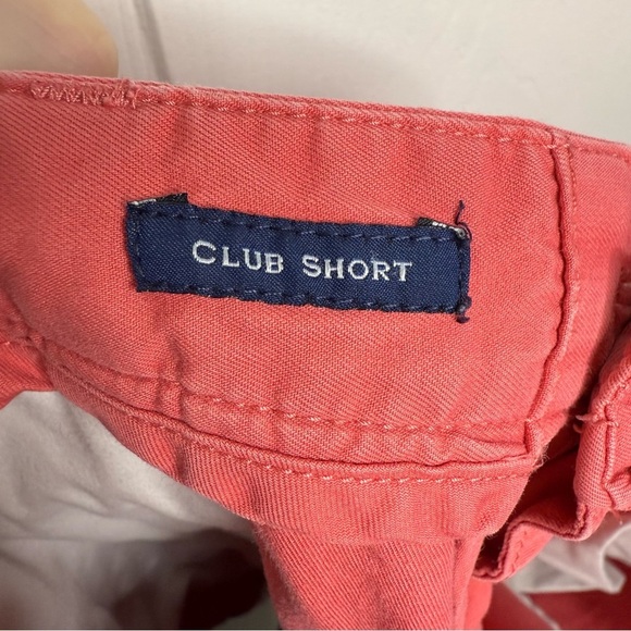 Vineyard Vines Club Khaki Chino Short Men’s Size 38 Salmon Pink GUC - Picture 6 of 6